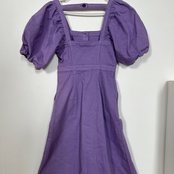 RACHEL ANTONOFF LILAC LULU STRECH DENIM DRESS SIZE 2 NEW NEVER WORN - Picture 4 of 6